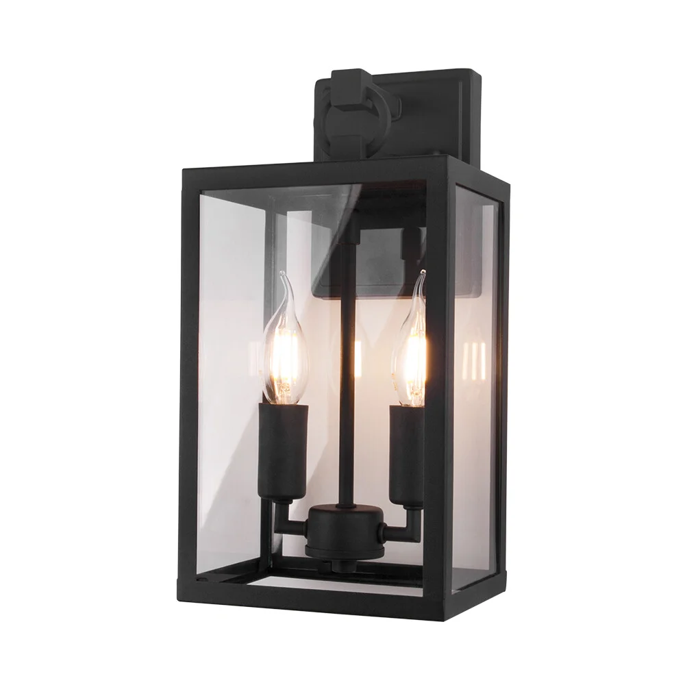 Светильник Candle E14 60Вт настенный садово-парковый 35150/D Techno (темно-сер) Elektrost a058478