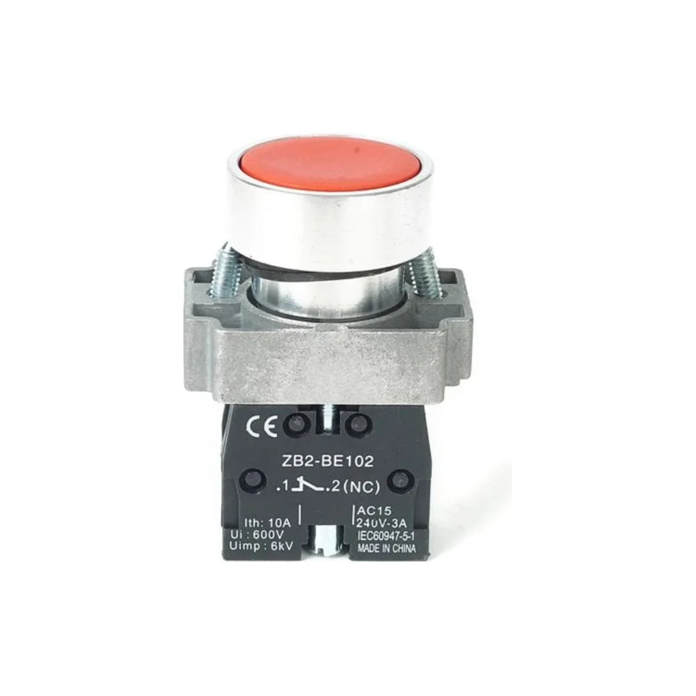 Кнопка BA41 NO 230B IP40 красная HLT