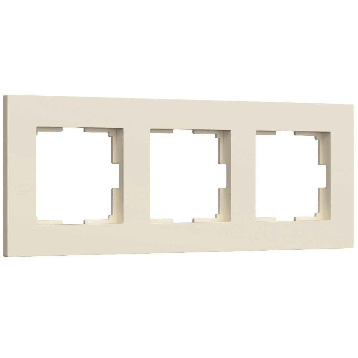 Рамка на 3 поста Slab (айвори матовый) W0032962