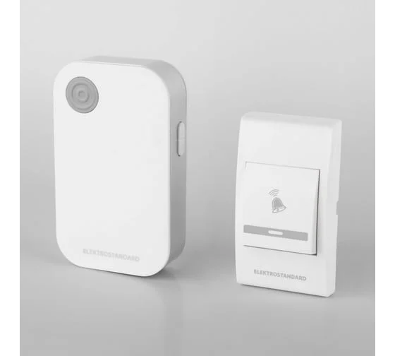 Звонок беспроводной 36М IP44 DBQ22 (белый) Elektrostandard DBQ22M WL (a044635) (действия 80м)