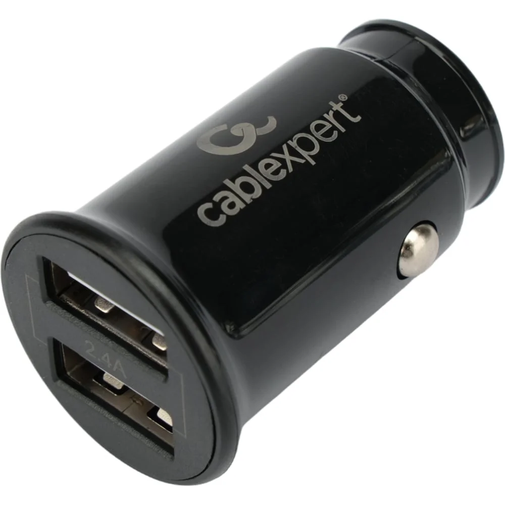 Автомобильное зарядное устройство Cablexpert 12Вт, 2 порта USB (MP3A-UC-CAR21)