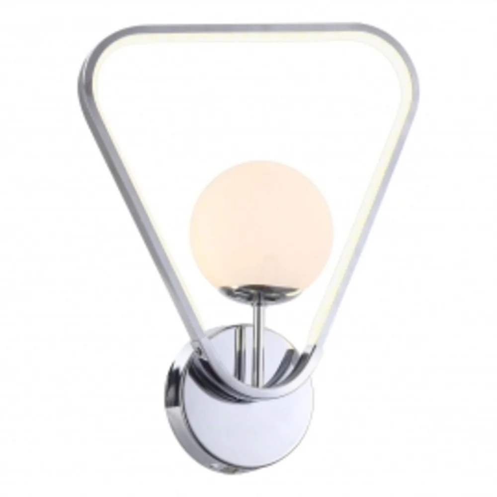 Бра 1*40W E14 +LED 8W, 4000K MD.8752-1-W CH