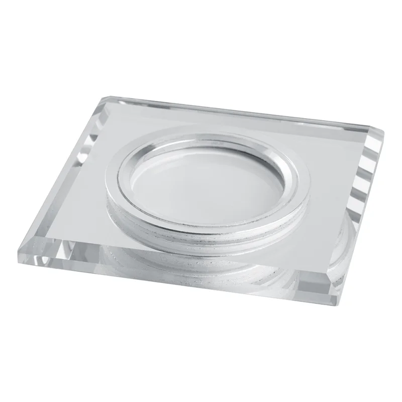 Светильник встраиваемый с led подсветкой 15LED*2835 SMD 4000K,MR16 50W G5.3,бел хромCD8150арт. 41910