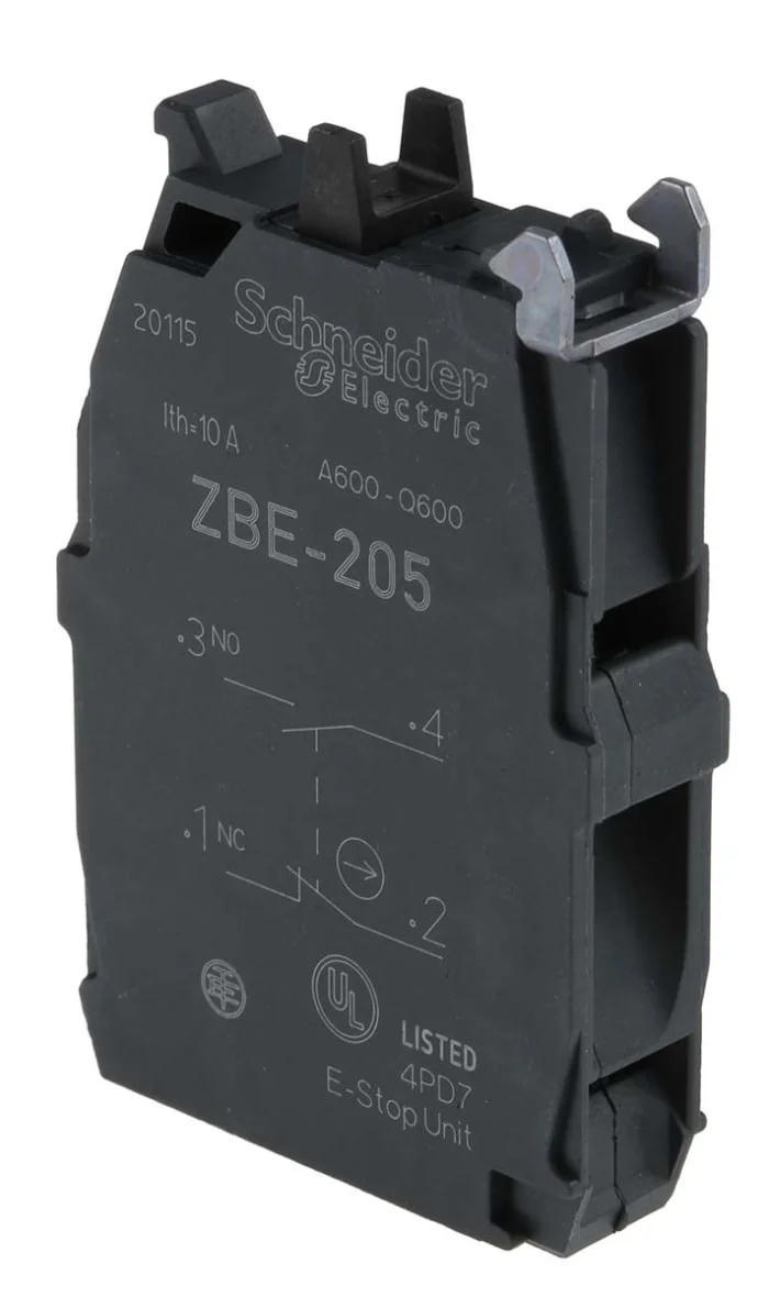 Блок контактов ZBE205 1HO+1Н3 SchE