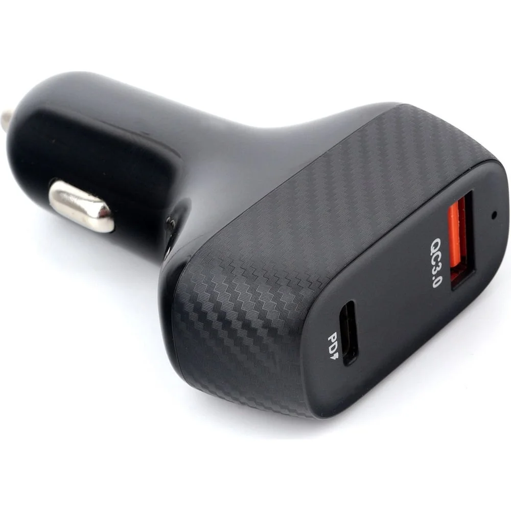 Автомобильное зарядное устройство Cablexpert 36Вт, QC3.0/PD, 2 порта: USB/Type-C (MP3A-UC-CAR20)