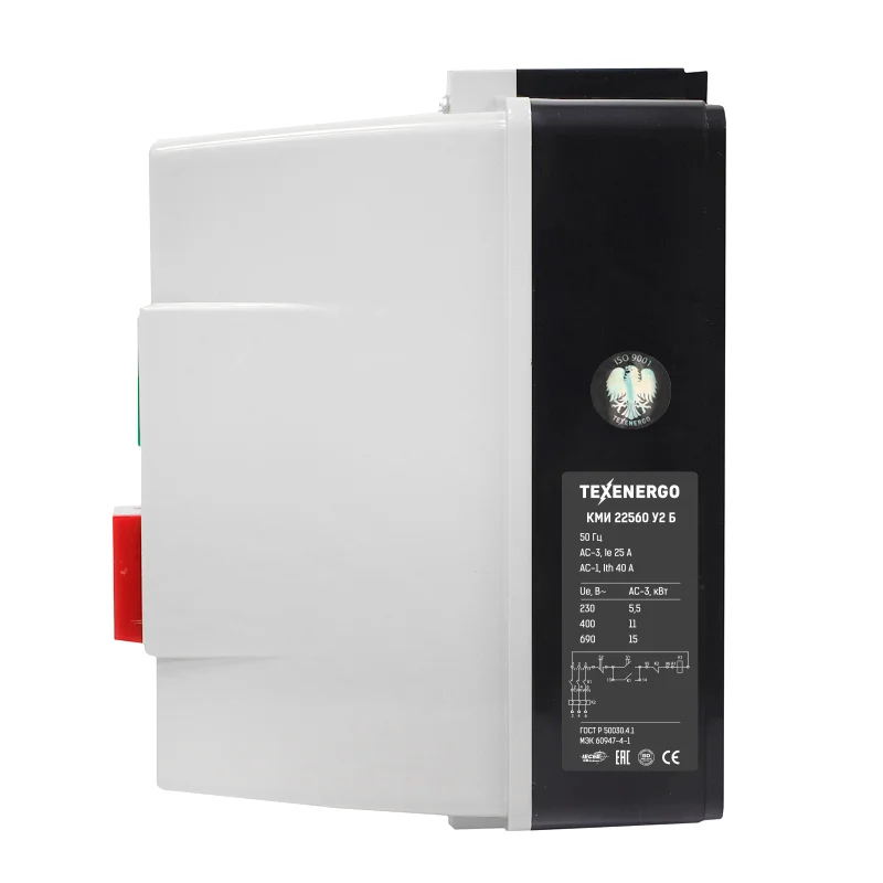 Контактор КМИ-22560 25А 380В У2 Класс Б РТИ 1322 (17-25А) Теxenergo