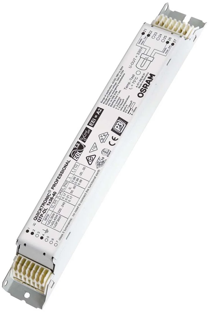 Балласт QTP-DL 1X36-40 230-240V (239x30x28)- ЭПРА OSRAM