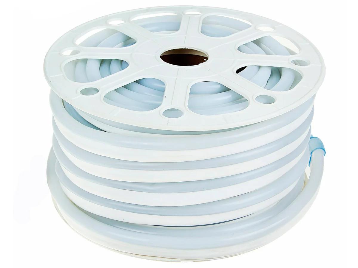 Гибкий неон 15 х 25 мм, 50 метров, LED-120-SMD2835, 220 V, БЕЛЫЙ арт. 1431318