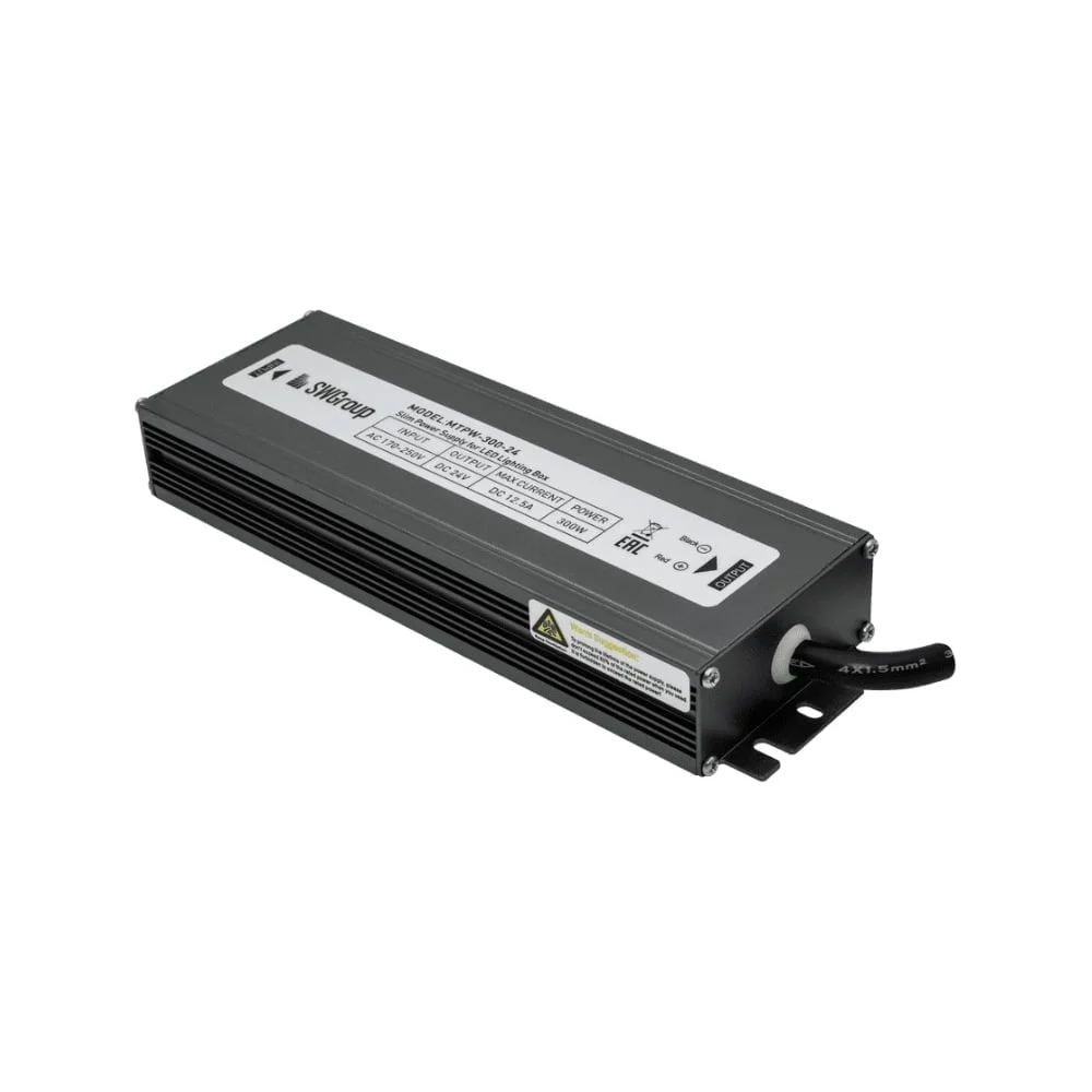 Блок питания MTPW, 300 W Влагозащитный, 24 V, MTPW-300-24 ( 226*74*32 ) SW-G