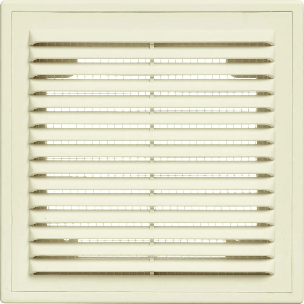 Решетка вентиляционная вытяжная 150*200 серия ВР (сл. кость) ABS-пластик Viento