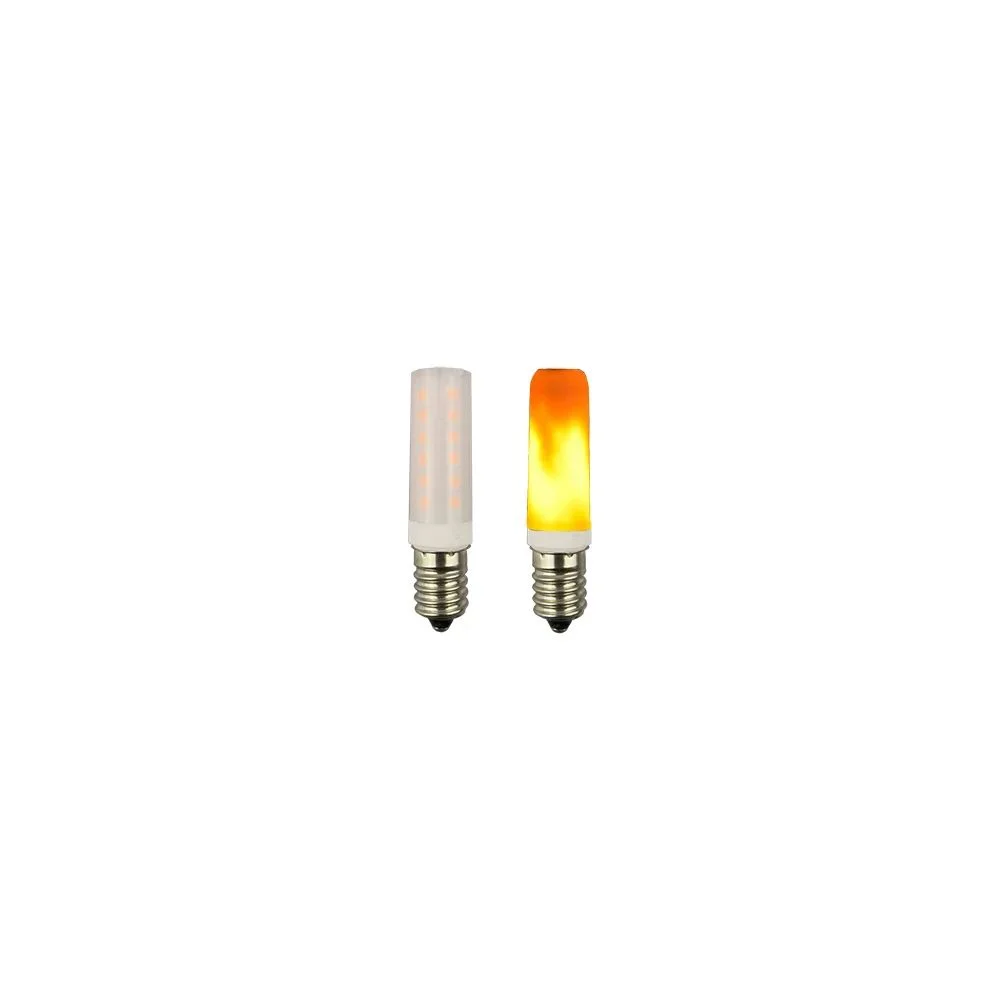 Лампа led 1 W Свеча с имитацией пламени Ecola T25 LED Micro 1,0W E14 Flame 64x16 mm B4TF10ELC