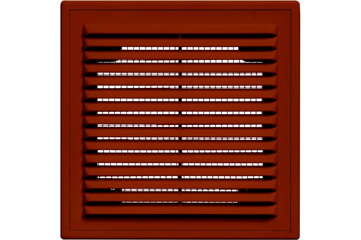 Решетка вентиляционная вытяжная 200*300 серия ВР (корич.) ABS-пластик Viento