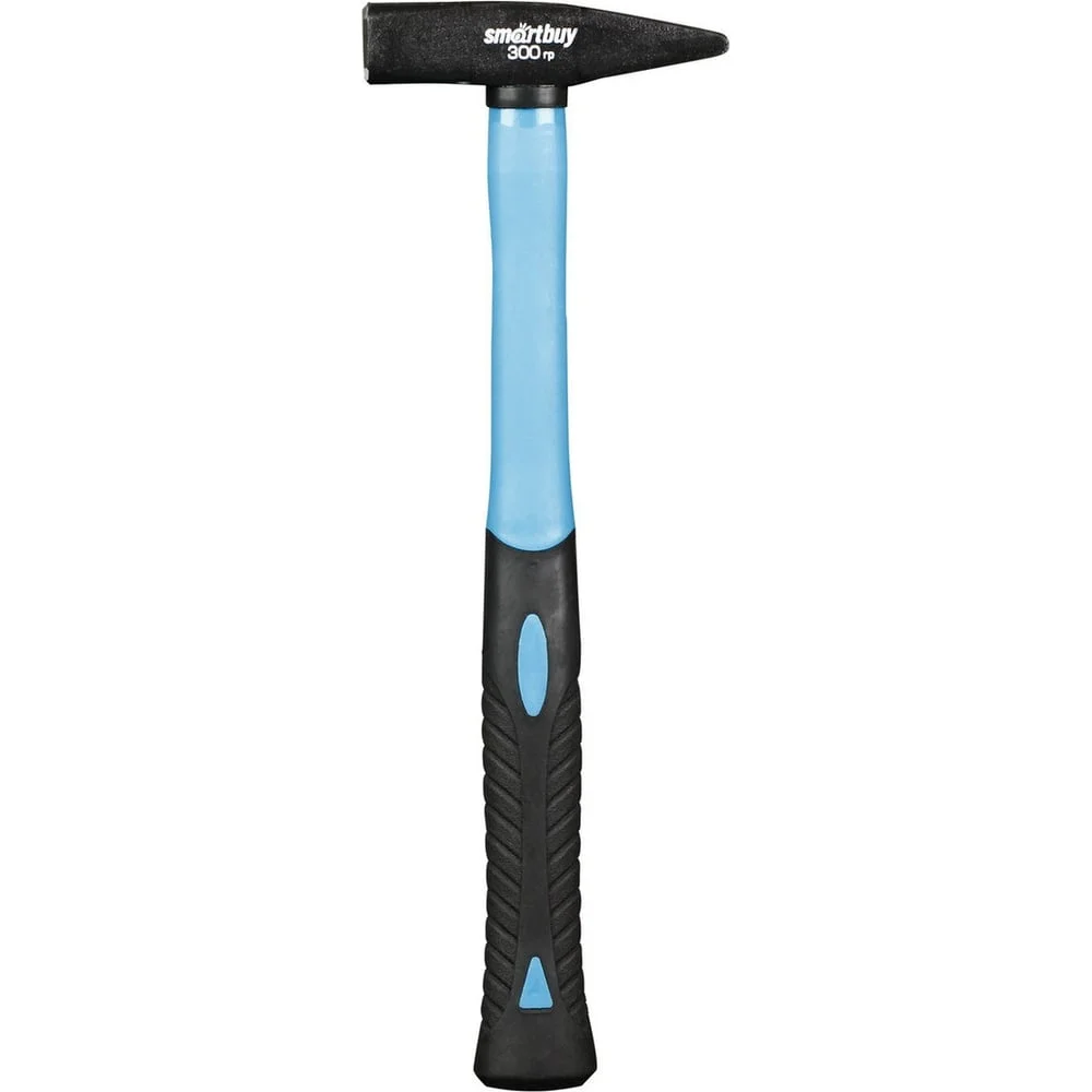Молоток слесарный с прорезинен. фиберглассовой рукояткой, 300 г, Smartbuy tools (SBT-GH-300)/48