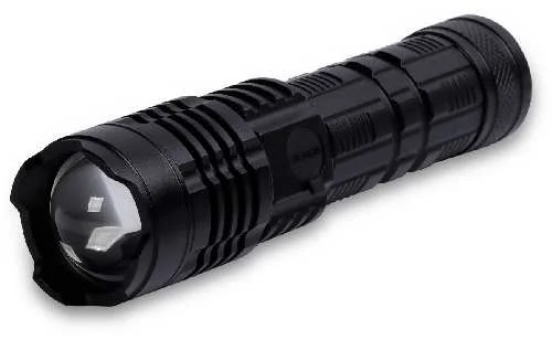 Аккумуляторный светодиодный фонарь CREE XHP-50 18Вт с системой фокусировки луча, черный(SBF-30-K)