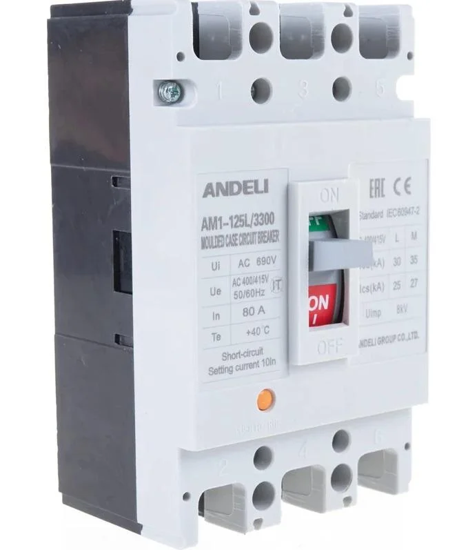 Авт. выкл.AM1-125L/3P 80A 30KA ANDELI