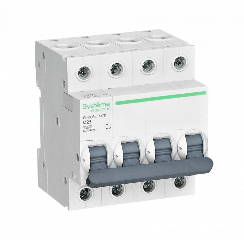 Автомат 4п 25А С 4.5kA 400В City9 Set C9F34425