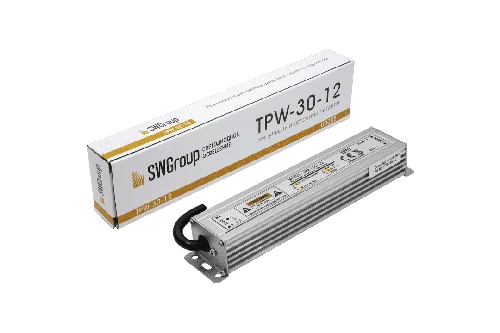 Блок питания TPW, 30 W Влагозащитный, 12V, IP67 MTPW-30-12 MINI Al (222*29*20 ) SW-G
