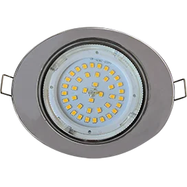 Cвет.потол. GX53 FT3238 эллипс хром б/л 41*126*106 Ecola FC53ELECB