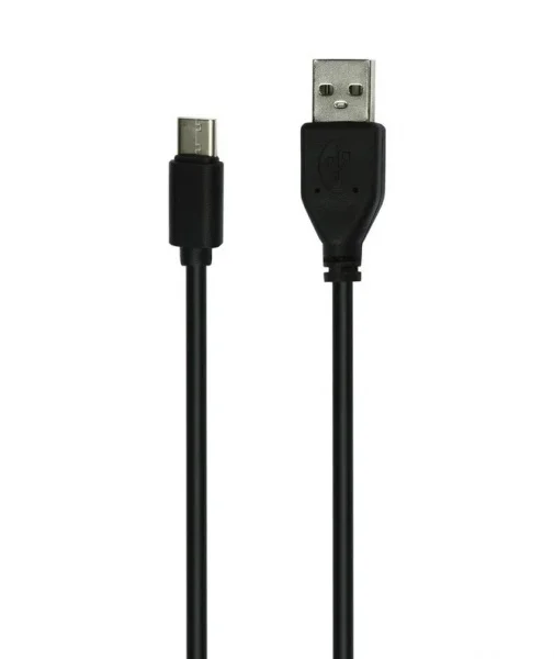 Дата-кабель Smartbuy USB-microUSB, в коробке, PLAIN COLOR, 1 метр, черный (iK-12cbox black)