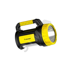 Фонарь аккум КОСМОС 5W LED, бок.пан. 10Вт, 3 реж раб, з/у 220/12в KOCAc2005W_Ex