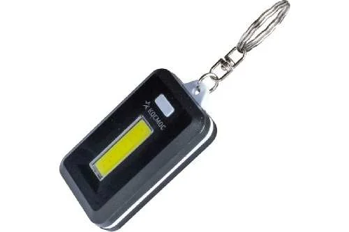 Фонарь брелок КОСМОС (KOC203B)/1ВтCOBLED/3xAAA/корпус ABS-пластик/кольцо для ключей