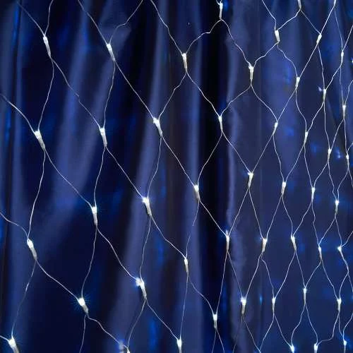 Гирлянда СЕТЬ 230V 160LED 1,5*1,5м 5000К, IP20, контроллер, сетевой шнур 1,5м, CL70 32356