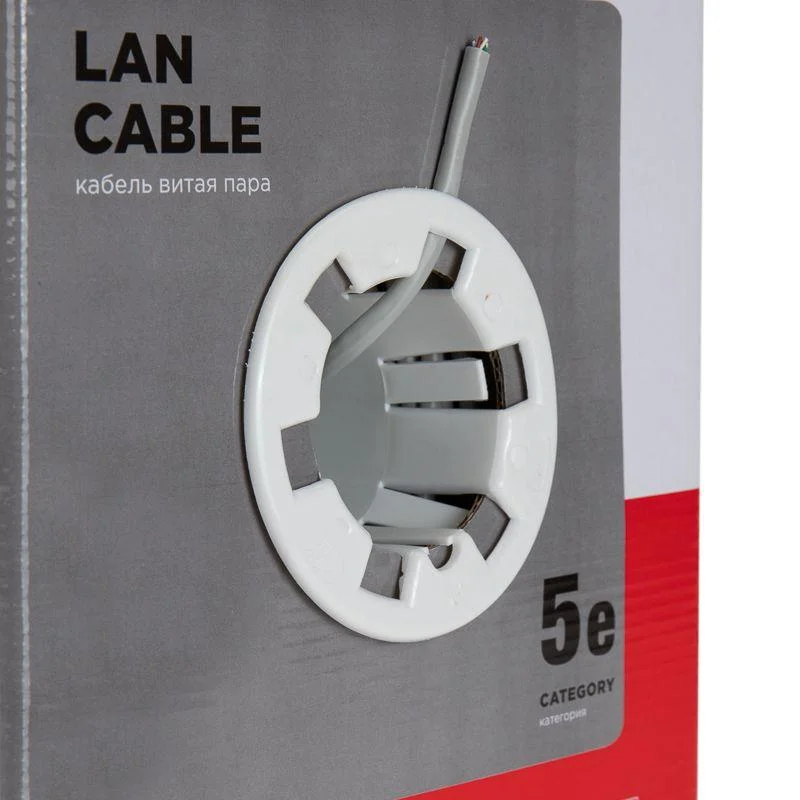 Кабель FTP 4PR 24AWG CAT5e 305м REXANT 01-0143 (4х2х0,52) Медь