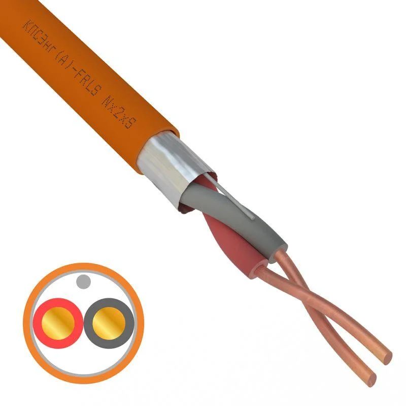 Кабель огнестойкий КПСЭнг(А)-FRLS 1x2x0,75 мм², бухта 200 м REXANT 01-4903-1