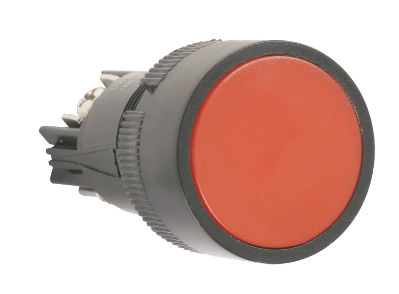 Кнопка SB-7 "Стоп" красная d22мм 240V 1з+1р ИЭК