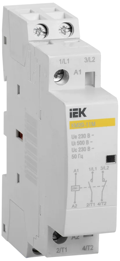 Контактор модульный КМ20-11M AC IEK