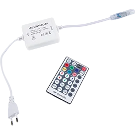 Контроллер для RGB ленты Ecola 220v RF 600W 2,7A 14x7 IP68 с радиопультом RF1406KSB
