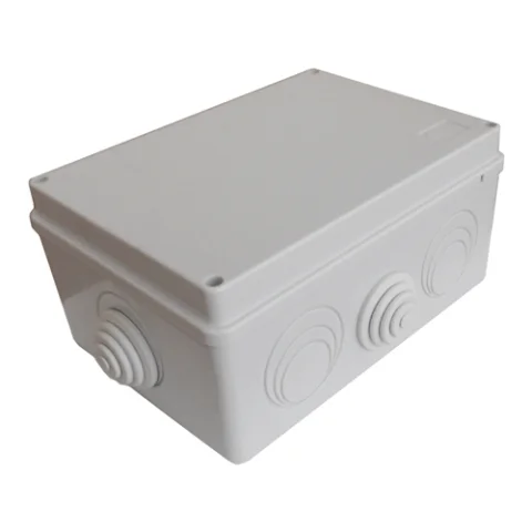 Коробка распаячная о/п 210*150*100 (серая) 6+2вых. IP55 (крышка на болтах) Ecoplast 44016 (20шт)