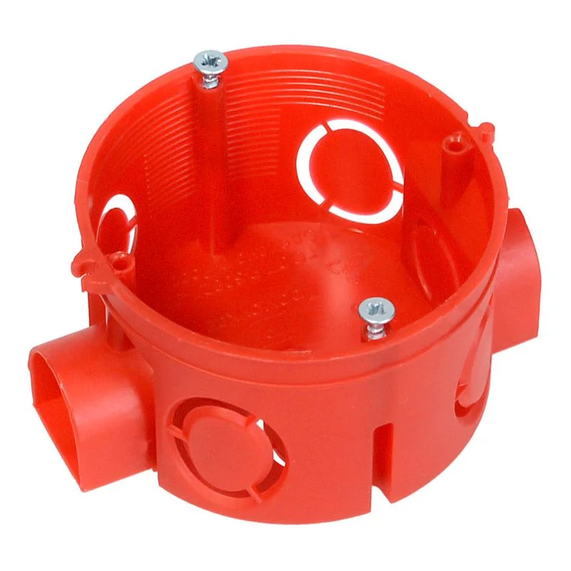 Коробка установочная (подрозетник) под бетон d68*42 Промрукав IP20 HF 80-0500С (224шт) красная