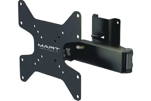 Кронштейн настенный MART 307S 10-37" (наклон +/-15°, поворот +/-150, до 25 кг, черный) арт. 21416
