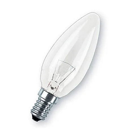 Лампа 60W E14 OSRAM 005812 свеча прозр. (100шт) CLAS B CL