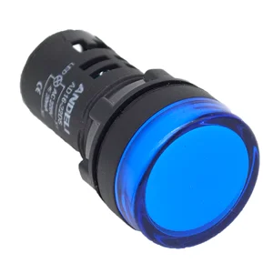 Лампа AD16-22D(LED)матрица d22мм синий 220В AC (ANDELI)