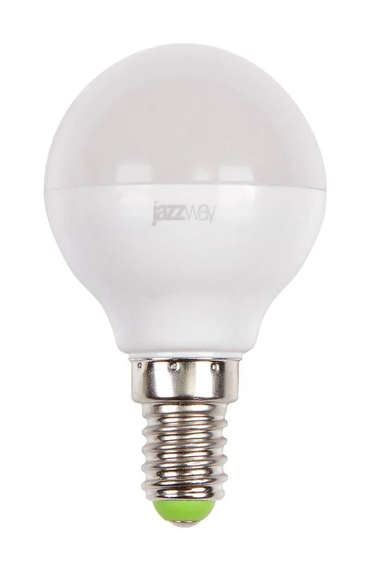 Лампа LED 9W E14 G45 4000K 230V JazzWay шар матовый 820Lm