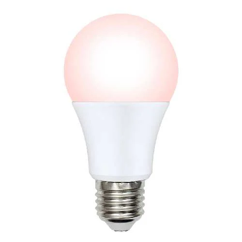 Лампа led диммируемая для птиц LED-A60-9W/SCEP/E27/FR/DIM IP65 PLO65WH Спектр для яйценоскости Uniel