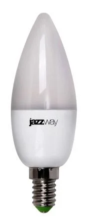 Лампа PLED-dim 7W E14 C37 3000K 520Lm JazzWay свеча матовая диммируемая