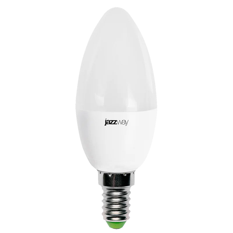 Лампа PLED-dim 7W E14 C37 4000K 520Lm JazzWay свеча матовая диммируемая