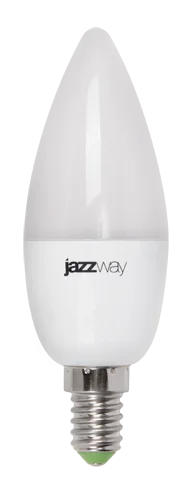Лампа PLED-dim 8W E14 C37 3000K 640Lm JazzWay свеча матовая диммируемая