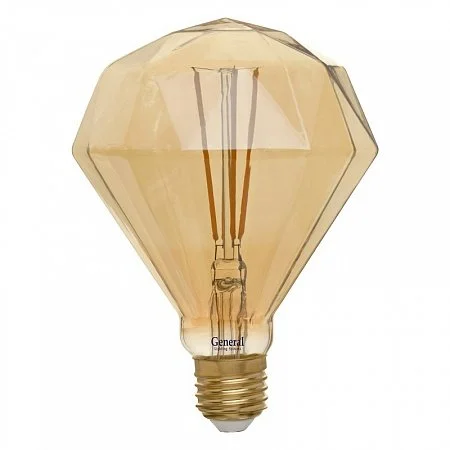 Лампа светодиодная, BS кристалл (10W) 230V E27 2700K, GLDEN-BS-10-230-E27-2700