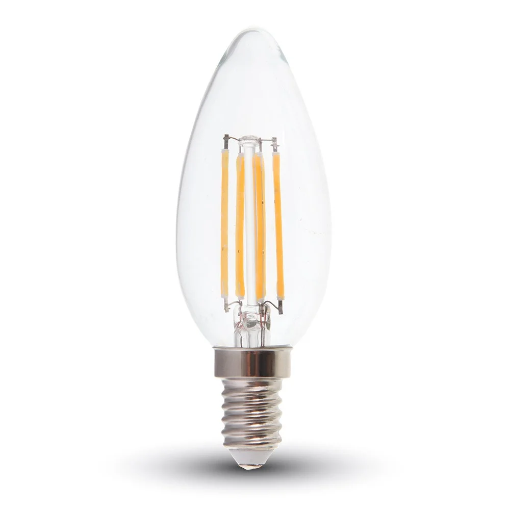 Лампа светодиодная, С35 свеча (5W) 230V E14 2700K, LB-58 Feron 25572