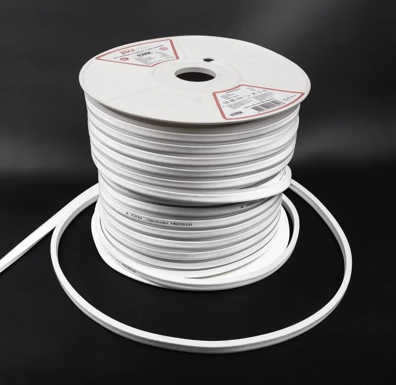 Лента "Неон" PFN-01 2835/120 220V 6w/m 8*16mm 6500K Холодный белый IP65 50м Jazzway
