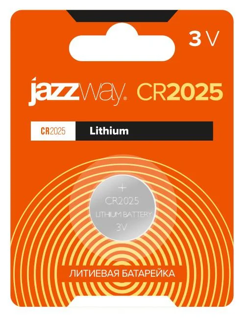 Литиевые таблеточные эл.питания CR2025 JAZZway BL-1