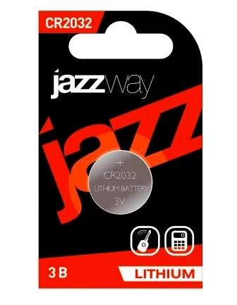 Литиевые таблеточные эл.питания CR2032 JAZZway BL-1