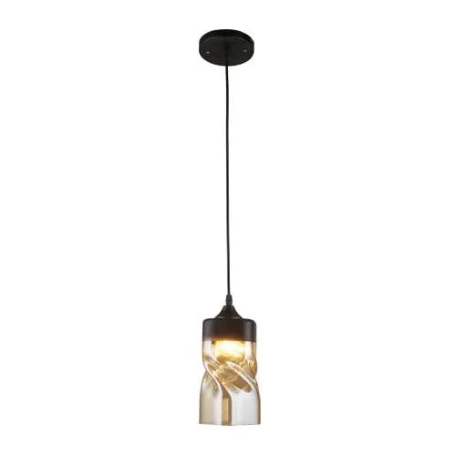 Люстра подвесная 1*60Вт E27 MD.3738-1-P BK