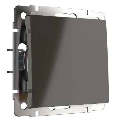 Механизм переключателя 1-кл. проходной 10A (серо-коричневый) Werkel W1112007