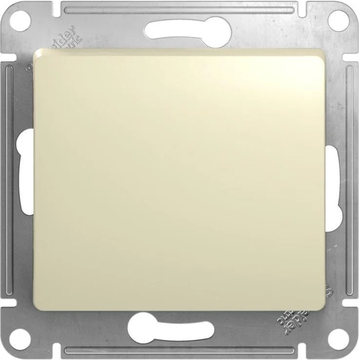 Механизм переключателя 1-кл. проходной Glossa 10A (бежевый) SchE GSL000261 *