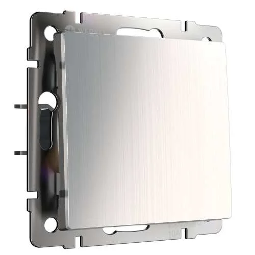 Механизм переключателя 1-кл. проходной (глянц. никель) Werkel W1112002